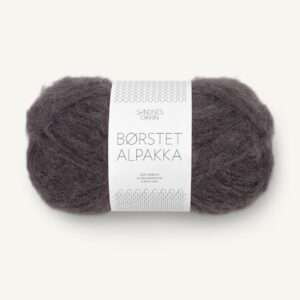 Børstet alpakka - salg