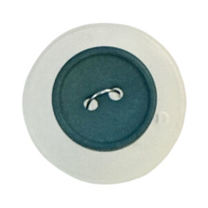 Knapp 2 hull 11mm Grågrønn