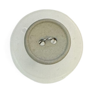 Knapp 2 hull 11mm Grå